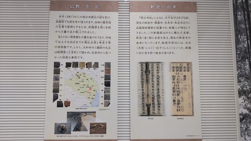 れきしてらす（新座市立歴史民俗資料館）