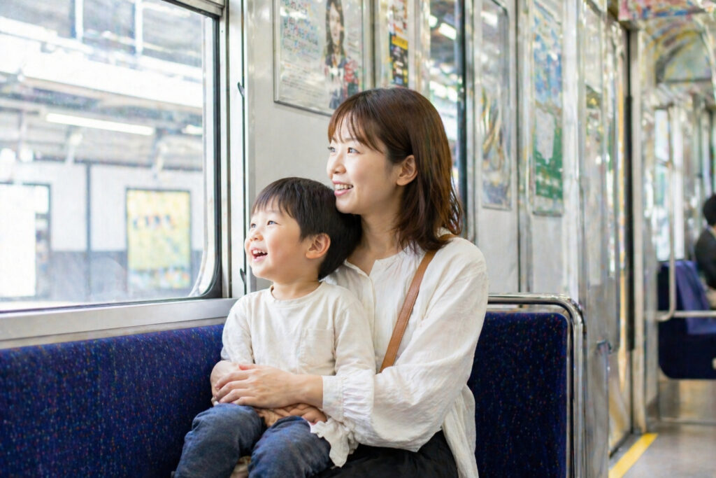 14-移動中の親子