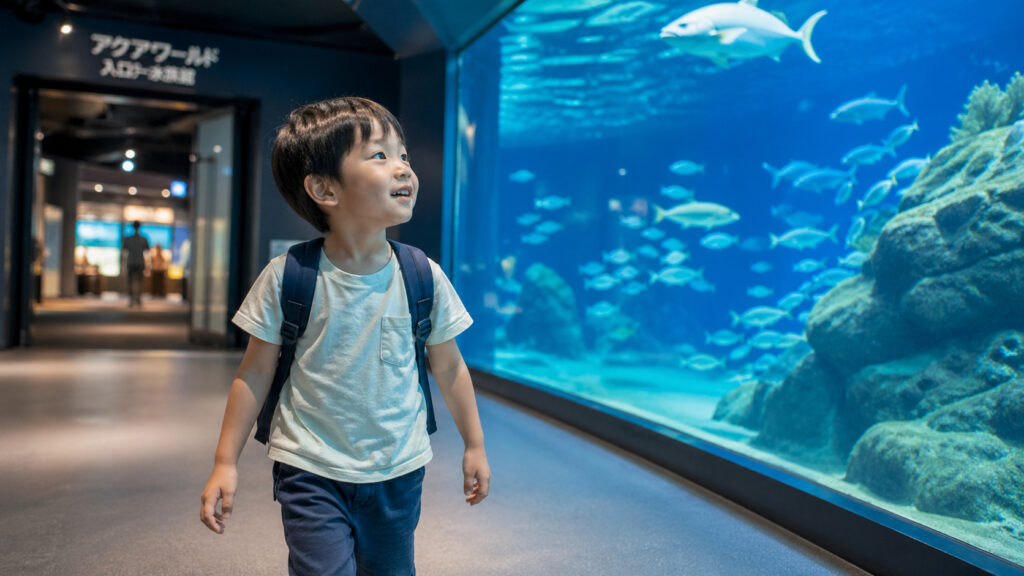 14-水族館での子供
