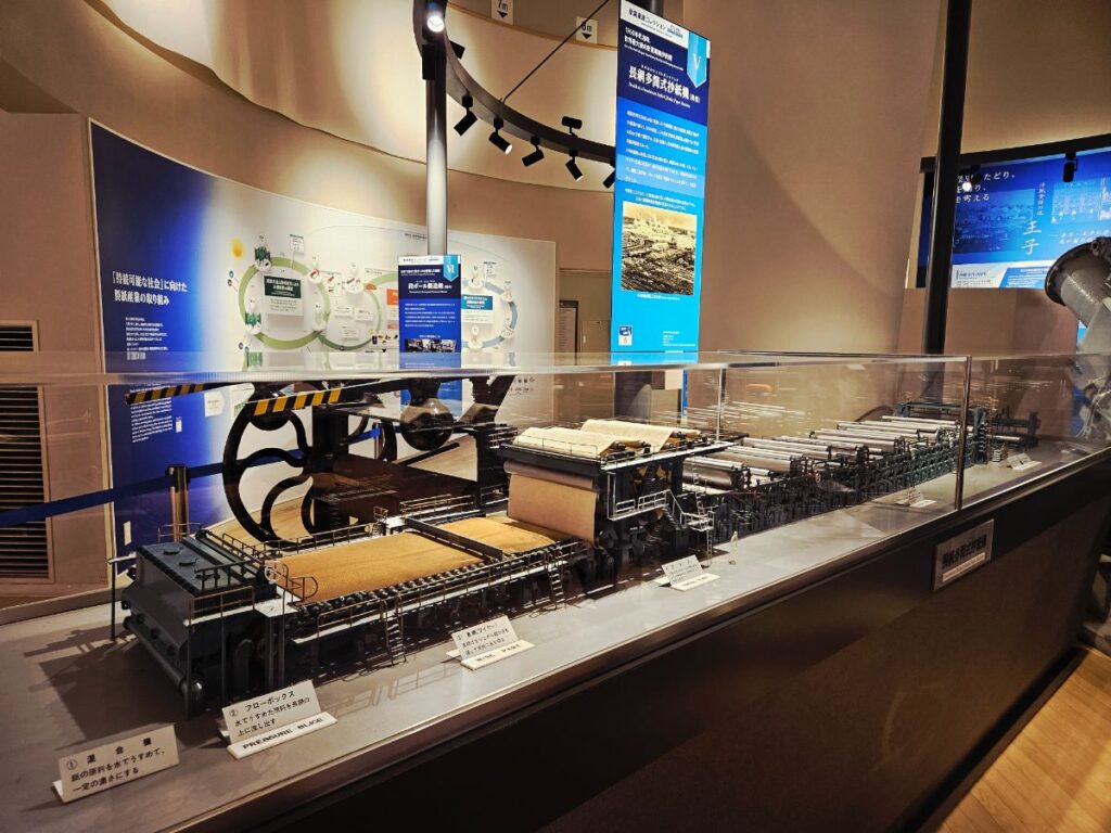 紙の博物館展示スペース