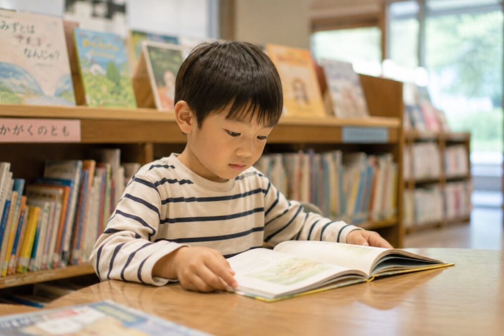 本を読む子供