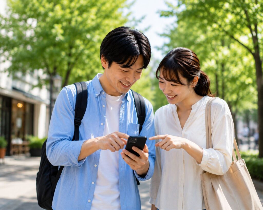 検索する夫婦