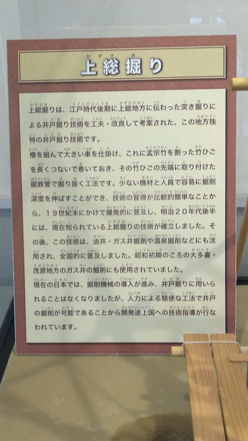 大多喜町天然ガス記念館