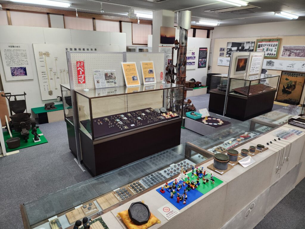 川口市郷土資料館の3階常設展示室